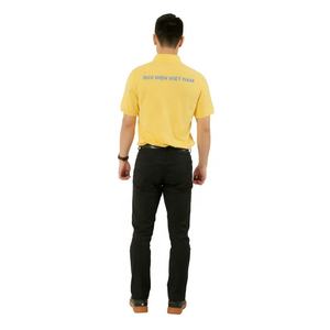 Chemises décontractées pour hommes en polyester/coton tricoté imprimé, anti-rides, de haute qualité, 220g, longueur standard, personnalisables OEM, vente en gros - Product Image 2