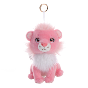 Portachiavi <span class=keywords><strong>Peluche</strong></span> <span class=keywords><strong>Leone</strong></span> Rosa Carino, Ciondolo Borsa <span class=keywords><strong>Leone</strong></span> Kawaii Morbido, Dolce <span class=keywords><strong>Leone</strong></span> Seduto Rosa e <span class=keywords><strong>Bianco</strong></span> Imbottito - Product Image 1