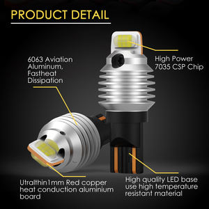 Bombilla <span class=keywords><strong>LED</strong></span> G-View 921 para Luces de Reversa, Luz de Marcha Atrás T15, Sin Errores CANBUS, W16W 906, Bombilla de Reversa 904 916, 6000K, Blanca, Conexión Directa - Product Image 3