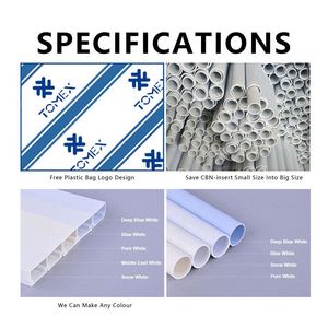 110mm PVC 피팅 엘보우 고무 플라스틱 파이프 공장 배관 용품 - Product Image 6