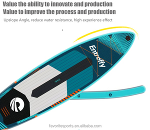 Tabla de Paddle Surf Inflable Favorita, Cómoda y Segura, con Anillo en <span class=keywords><strong>D</strong></span> de Acero Inoxidable, Portátil, 12-15 PSI - Product Image 3