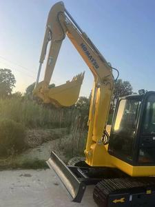 Meilleure vente Mini pelle sur chenilles Komatsu PC56 d'occasion en bon état Mini excavatrices tracteur 5 tonnes à vendre - Product Image 4