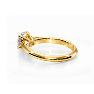 Bague de fiançailles sur mesure SGARIT Jewelry en or 14 carats avec diamant de laboratoire VVS D 3EX 1ct 2ct 3ct, coupe ronde, certificat IGI, pour femme - Product Image 6