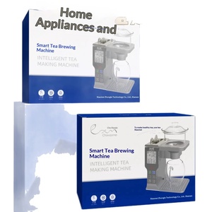Premium White & Gold <b>Foil</b> Cardboard Boxes with UV Spot, Frosted Finish & <b>Window</b> for Home Appliances - Product Image 2