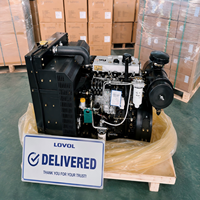 Moteur diesel industriel robuste SCDC LOVOL série 1004, 44-94 kW, 1500/1800 tr/min, 4 cylindres en ligne, 4 temps, pour applications de puissance