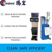 Machine à lisser les plis des chaussures en cuir, conditionnement à la vapeur d'air chaud avec composant moteur central