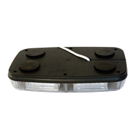 Barra de luz de advertencia LED ámbar para barra de luz estroboscópica de emergencia de coche montaje en techo LED intermitente Mini barra de luz