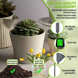 Hochwertiger 6-in-1 Digitaler Bodentester für Garten, Rasen, Topfpflanzen, Messung von pH-Wert, Fruchtbarkeit, EC, Feuchtigkeit, Licht und Temperatur - Product Image 4