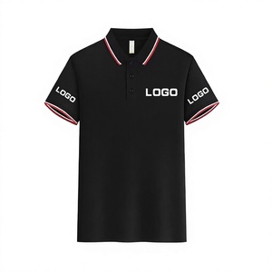 Camiseta Polo Personalizada OEM para Hombre, 100% Algodón, con Bolsillo Bordado, Manga Corta, Tejido Transpirable para Golf - Product Image 2