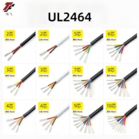 Fabriqué en Chine câble électrique gainé écologique standard UL 22 28AWG 2 noyaux UL2464 câble 300V en cuivre multibrins