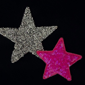 แพทช์ปักลายดาวห้าแฉกแบบเย็บขอบแน่นหนา ป้องกันการหลุดร่วง สำหรับตกแต่งเสื้อผ้าแฟชั่นสไตล์ Y2K - Product Image 2