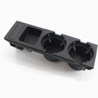 Remplacement du porte-gobelets central en ABS noir, boîte à monnaie 51168217953 pour BMW E46 berline touring 1999-2005, pièces intérieures de voiture