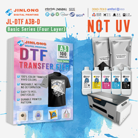 Vente en gros de film PET DTF série basique Jinlong A3 double face 100 feuilles de film de transfert de chaleur pour l'impression de sweats à capuche