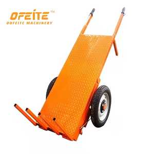 Mini carro eléctrico de tres ruedas, carro de camión volquete de empuje manual para ingeniería de transporte de hormigón, carretilla de 3 ruedas fabricada en China - Product Image 3