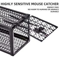 Piège à souris réutilisable et humain, cage à rats en métal pour capturer et relâcher, répulsif à souris solide et piège à rats pour souris et oiseaux