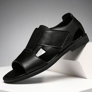 Chaussons pour hommes en tissu polaire réglables avec fermeture velcro, doux, antidérapants, respirants, chaussures plates décontractées, sandales à enfiler - Product Image 5