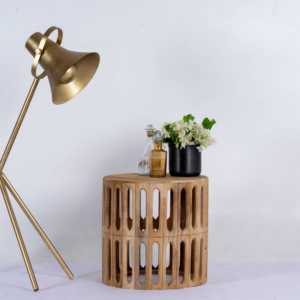Modern <b>White</b> Marble Top Extendable Mango Wood <b>Coffee</b> <b>Table</b> with Polished Finish for Luxury Home Interiors - Product Image 2