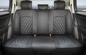 卸売ポリエステルPVCPUピュアハーフレザーシートクッションカーシートカバーユニバーサル - Product Image 2