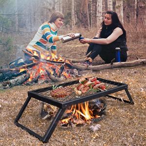 <span class=keywords><strong>Mesa</strong></span> de acampada <span class=keywords><strong>plegable</strong></span> de Metal para exteriores, <span class=keywords><strong>mesa</strong></span> de barbacoa portátil y ligera para acampar de 4 a <span class=keywords><strong>6</strong></span> <span class=keywords><strong>personas</strong></span> - Product Image 5