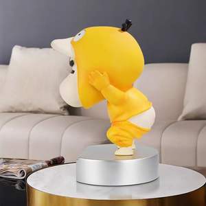 Creativo lindo Crayon Shin Keda <span class=keywords><strong>pato</strong></span> resina ornamento grande moderno Luz de lujo escritorio TV gabinete decoraciones para Navidad para - Product Image 4