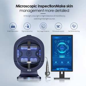Máquina analizadora de piel con escáner facial <span class=keywords><strong>5D</strong></span> con tecnología IA KES New y pantalla de 2K de 21,5 pulgadas con cabezal de detección de cuero cabelludo al precio más bajo - Product Image 3