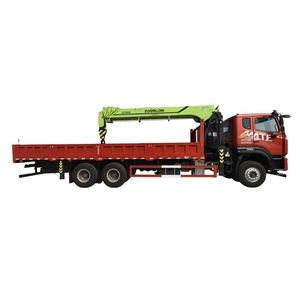 Sinotruk Ho Wo 6x4 Zoomlion 5-section Boom 14 Ton Truck Crane for Power Pole Installation and <b>Hoisting</b> - Product Image 1