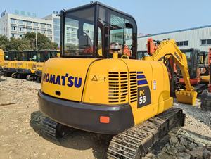 Mini-excavatrice Komatsu Pc56 d'occasion en excellent état, modèle 2022, capacité de la cuve de 0,2 m, moteur japonais, pour inspection vidéo - Product Image 5