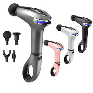 Nouvelles tendances sans fil détachable poignée étendue masseur de dos Percussion Vibration Muscle Relax Fascia pistolet de Massage - Product Image 1
