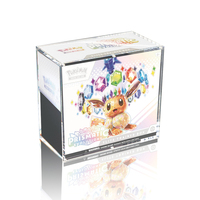 Boîte de présentation personnalisée ETB en acrylique résistant aux UV TCG Elite Trainer avec étui de protection de collection à aimant puissant