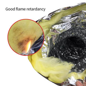 Tissu en fibre de verre isolant flexible résistant aux hautes températures, épaisseur 15 mm, longueur 7 m/9 m, pour <span class=keywords><strong>tuyau</strong></span> de climatisation HVAC - Product Image 5