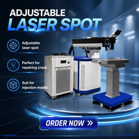 Machine de soudage laser YAG pour moules, soudeuse laser à bras articulé pour la réparation de moules d'injection, d'emboutissage et d'usinage en atelier
