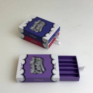 Boîte rigide personnalisée multi-tailles résistante aux enfants, lot de 5, pour emballage de rouleaux de papier <span class=keywords><strong>à</strong></span> riz pré-roulés, avec tiroir coulissant et séparateurs - Product Image 2