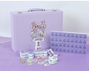 Vente en gros <span class=keywords><strong>de</strong></span> tuiles <span class=keywords><strong>de</strong></span> mahjong en acrylique colorées <span class=keywords><strong>de</strong></span> luxe 160 pièces, jeu <span class=keywords><strong>de</strong></span> mahjong américain - Product Image 4