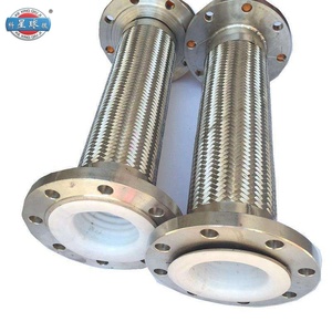 Manguera de Alta Presión de Acero Inoxidable <span class=keywords><strong>304</strong></span> Personalizada, Revestida de PTFE, con Conexión de Brida, Resistente a la Corrosión, 1 Pieza - Product Image 4