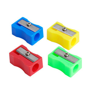 Promotion : <span class=keywords><strong>Taille</strong></span>-<span class=keywords><strong>crayon</strong></span> en métal coloré à un seul trou, multi-formes, sûr pour les enfants, pour le <span class=keywords><strong>dessin</strong></span> quotidien et la papeterie - Product Image 5