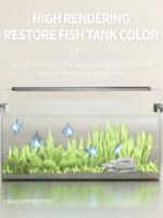 Lampe LED pour aquarium à spectre complet, pratique et économe en énergie, étanche, pour la croissance des plantes et l'éclairage paysager des aquariums
