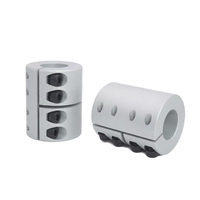 Accouplement à diaphragme de haute précision pour machines CNC, servomoteurs en alliage d'aluminium, systèmes de transmission à grande vitesse