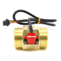 Capteur de débit d'eau en laiton YF-B1 à effet Hall B2 B3 B4 B5 B6 B7 B8 B9 B10 DN32-T chauffe-eau CVC compteur de liquide