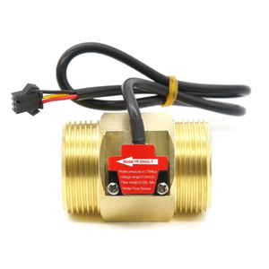 Đồng thau Cảm biến lưu lượng nước hội trường hiệu ứng YF-B1 B2 B3 B4 B5 B6 B7 B8 B9 B10 DN32-T HVAC Máy nước nóng đồng hồ đo chất lỏng - Product Image 6