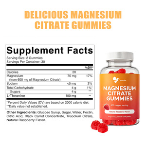 Gummies de magnésium citrate à marque privée personnalisées – 60 suppléments à base de plantes pour adultes, soutien articulaire, osseux et cardiovasculaire - Product Image 3