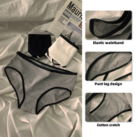 Culottes douces pour femmes, culottes sans couture, culottes mi-hautes pour femmes, 95% coton, culottes pour femmes