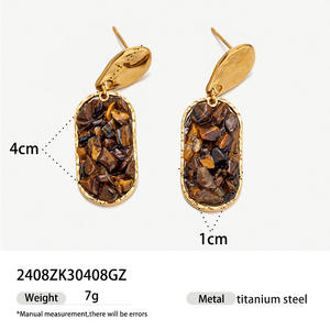 <span class=keywords><strong>2026</strong></span>ใหม่ต่างหูสแตนเลสรูปหัวใจสีม่วงสีชมพูธรรมชาติจี้พีชต่างหูผู้หญิงสไตล์อินเทรนด์ - Product Image 6