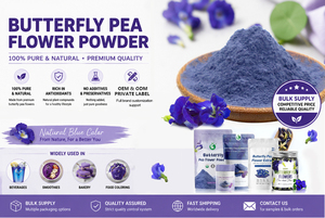<span class=keywords><strong>Polvo</strong></span> de Flor de Guisante Mariposa Azul Matcha, 100% Puro, Soluble en Agua, Grado Alimenticio, 450 Mallas, Marca Privada OEM - Product Image 4