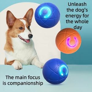 USMILEPET Nouveauté : Balle automatique en plastique pour <span class=keywords><strong>chien</strong></span>, jouet interactif intelligent et moderne pour chats et chiens - Product Image 6