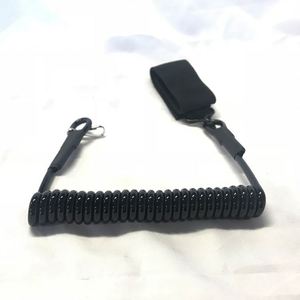 สายรัดเข็มขัดนิรภัยแบบปรับได้ สปริงรัดสายรัดแบบขด สายสะพายกันขโมยแบบยุทธวิธี - Product Image 6