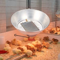 Chauffage au gaz portable LUOQI pour volailles, à suspendre en extérieur, avec couveuse infrarouge en céramique et bol en aluminium, 3,5 kW, usage commercial