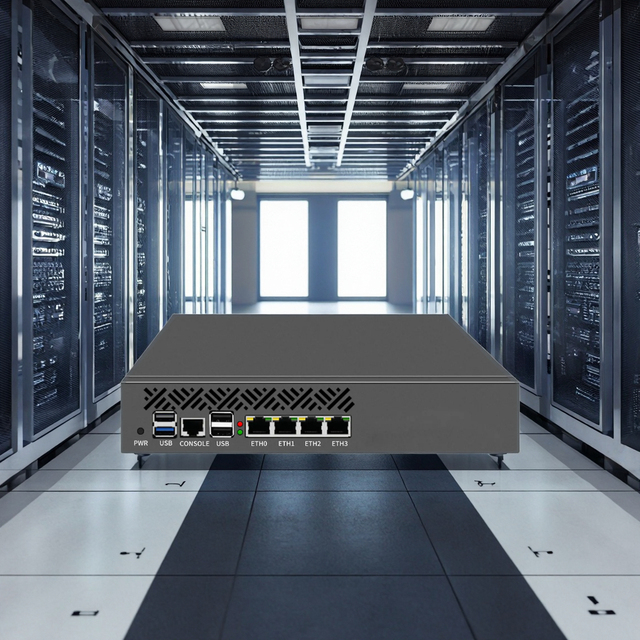 Partaker 9.5 Inch Rack-mounted Router N150 N305 4 LAN 2.5G 4 SFP+10G MINI PC OPNsense Firewall VPN Internet Management Server