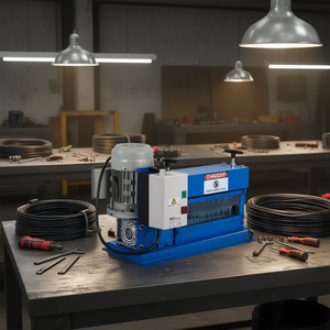 Machine à dénuder les câbles Teco 18 AWG 1 pouce de diamètre extérieur automatique 11 canaux 10 lames Modèle D0100HAMHAU - Product Image 2