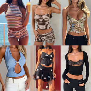 Nuevo Conjunto de Ropa de Estilo Europeo y Americano, Top y <span class=keywords><strong>Pantalones</strong></span>, Venta Caliente, Ropa de Alta Calidad, Artículos de Inventario Aleatorios, Nuevo Empaque - Product Image 6