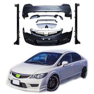 ชุดแต่งรอบคันสำหรับ Honda <span class=keywords><strong>Civic</strong></span> FD2 ปี 2006-2012 ชุดกันชนหน้า-หลังแบบใหม่ พร้อมสเกิร์ตข้าง วัสดุ PP - Product Image 2